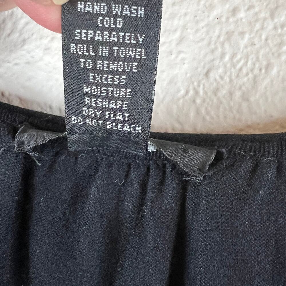 Alfani Side-Button Black Side Button Pullover Wom… - image 3